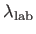 $ \lambda_{\rm lab}$