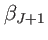 $ \beta _{J+1}$