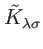 $ \tilde{K}_{\lambda \sigma }$