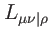 $ L_{\mu \nu \vert\rho }$