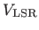 $ V_{\rm LSR}$