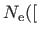 $ N_{\rm e}([$