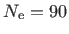 $ N_{\rm e}=90$