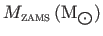 $ M_{\rm\textsc{zams}}  ({\rm M}_{\bigodot})$