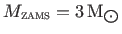 $ M_{\rm\textsc{zams}}=3 {\rm M}_{\bigodot}$