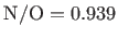 $ {\rm N}/{\rm O}= 0.939$
